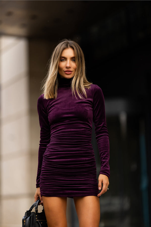 Velur burgundy mini