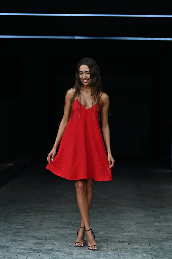 Jasmin Dress - Red