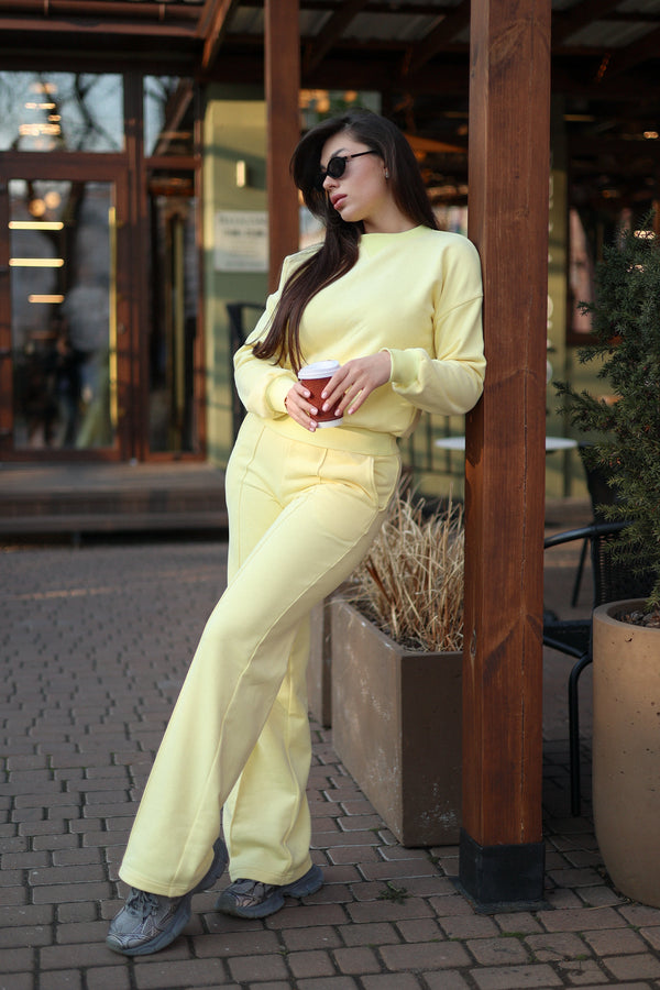 Sweatshirt & Palazzo Set