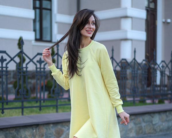 Sofi Yellow Mini Dress