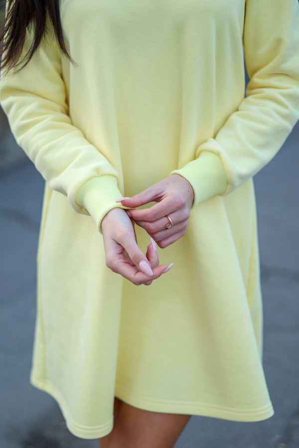 Sofi Yellow Mini Dress