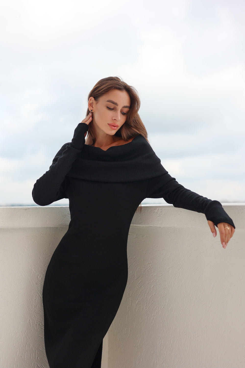 Iceline angora dress