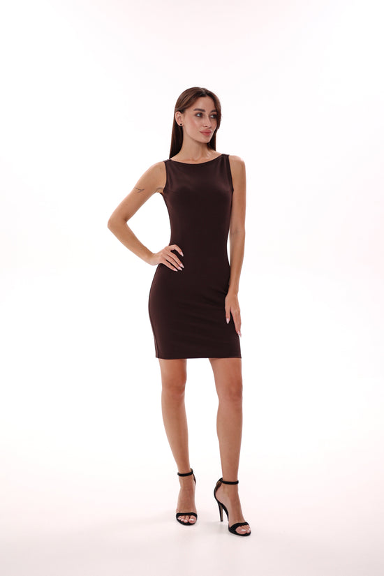 Chocolate mini dress Kerry