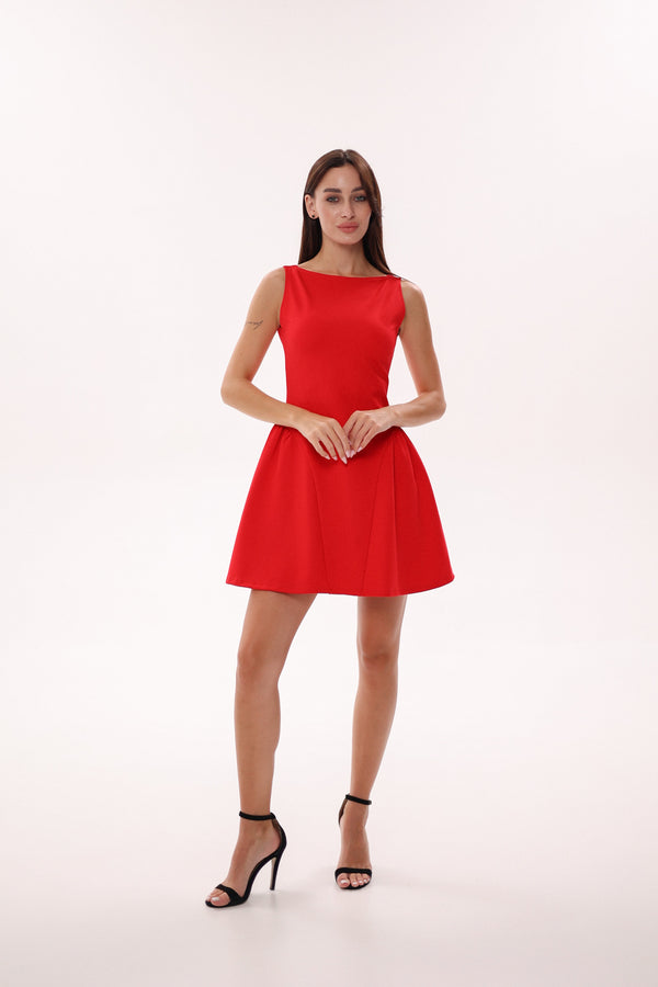 Red mini dress Marine