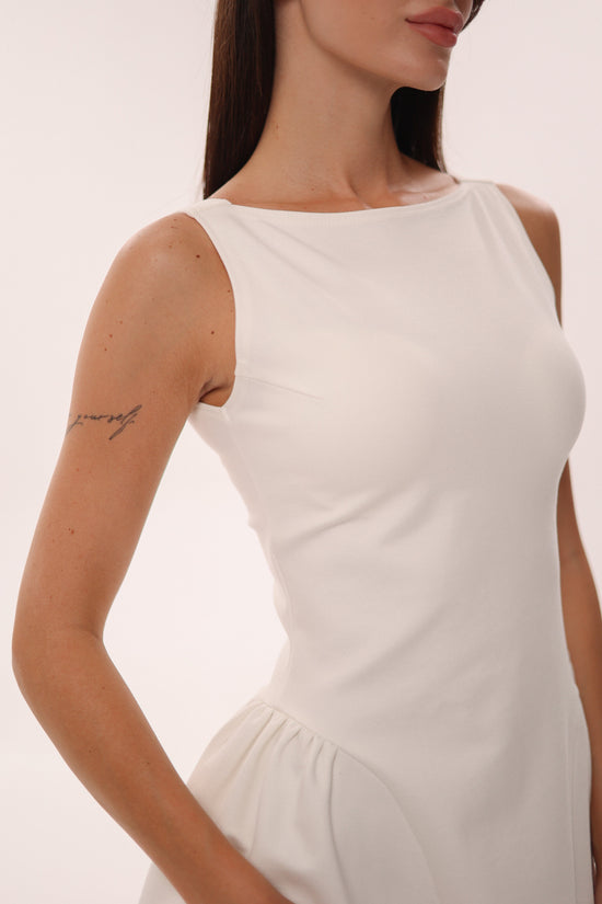 Ivory mini dress Marine