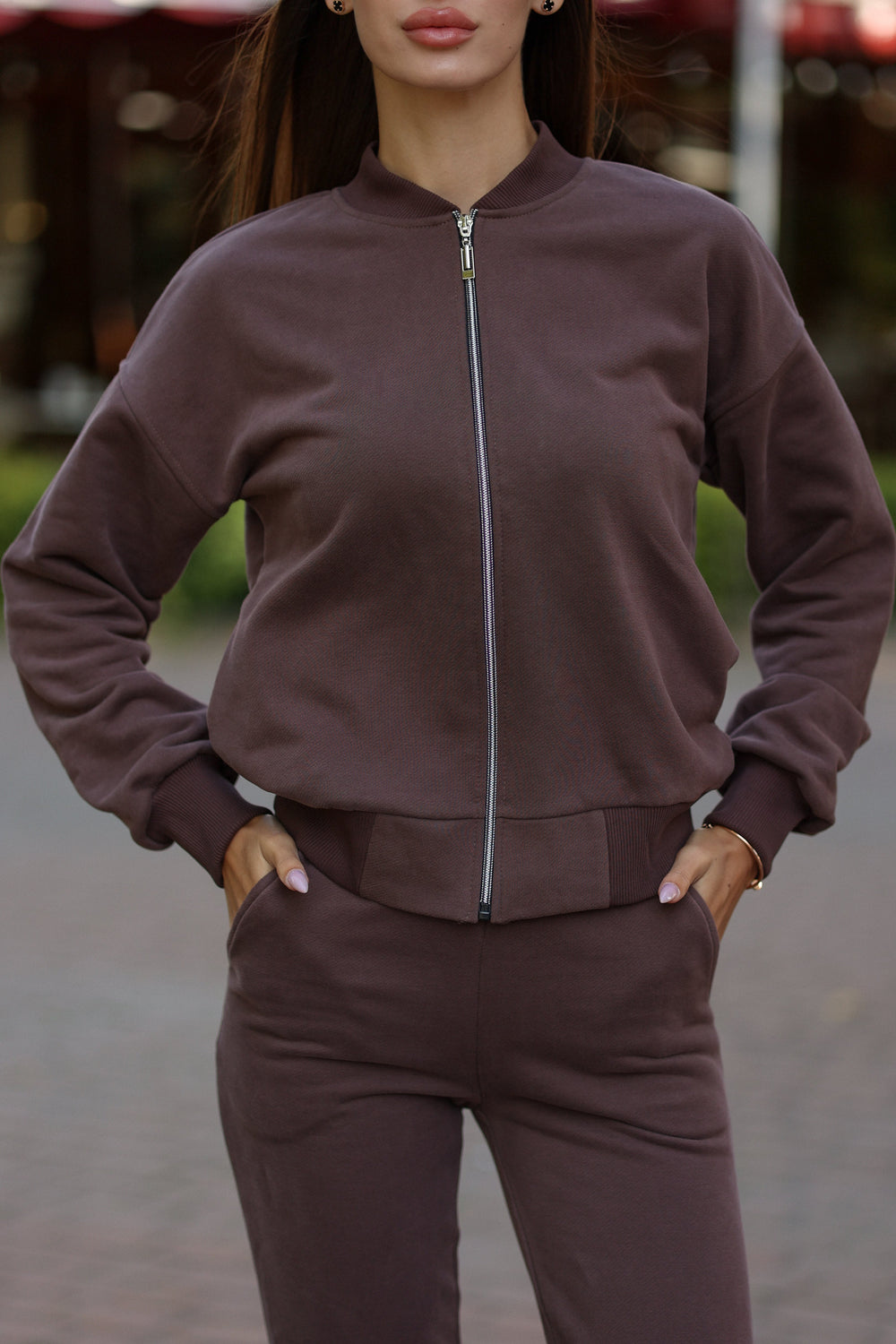 Chocolate Bomber & Jogger Set
