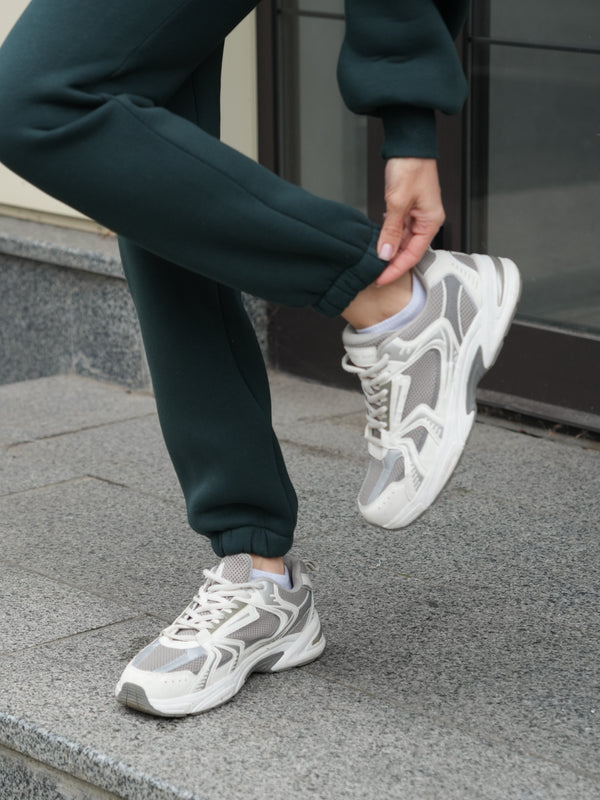 Oversized Hoodie & Jogger Set Cosmi (Emerald)