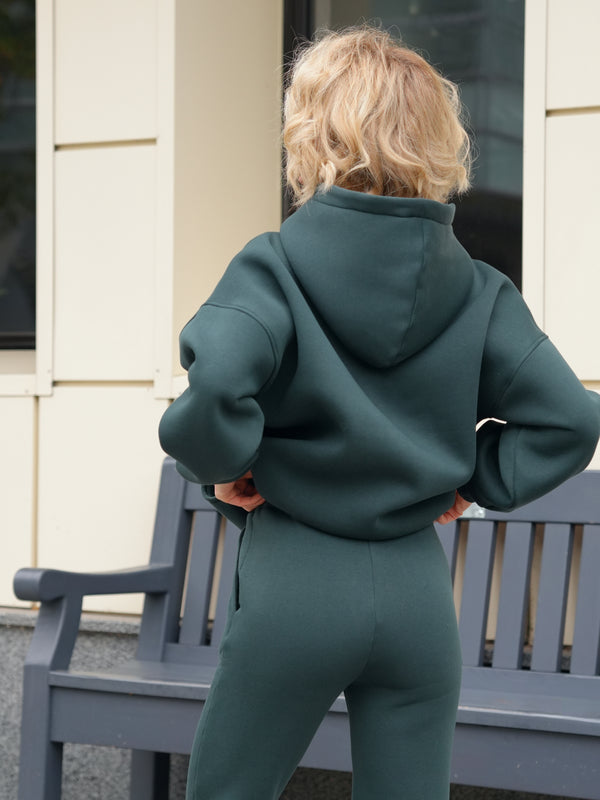 Oversized Hoodie & Jogger Set Cosmi (Emerald)