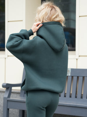 Oversized Hoodie & Jogger Set Cosmi (Emerald)