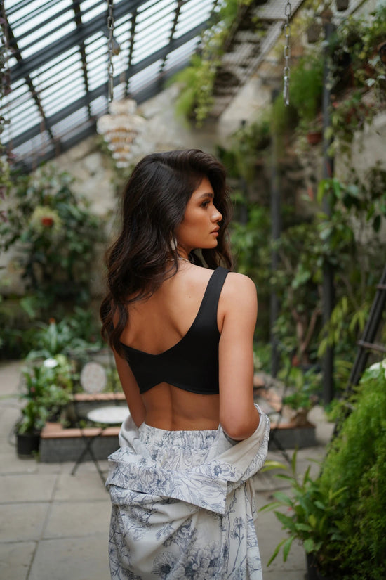 Twist top Black