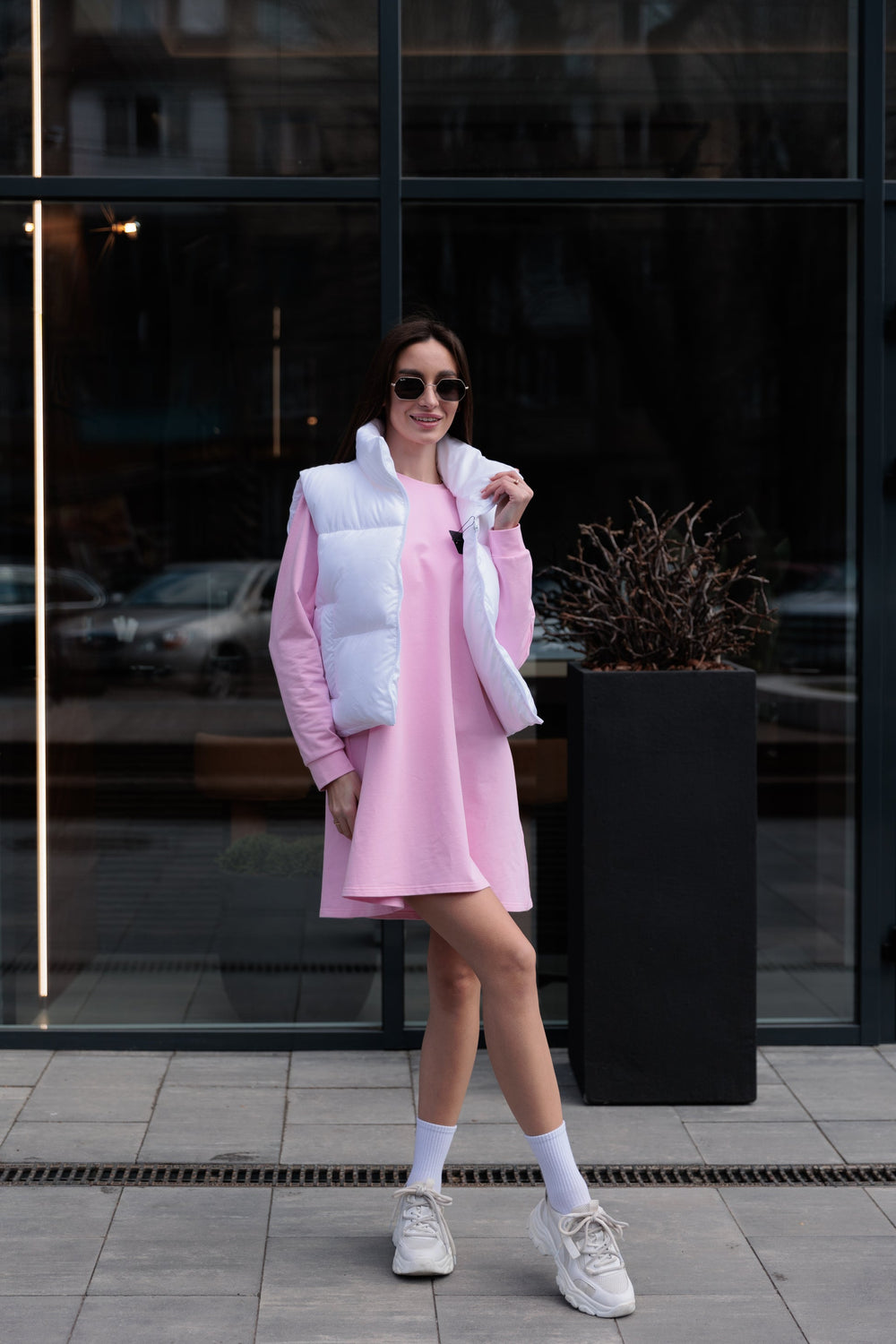 Sofi Pink Mini Dress