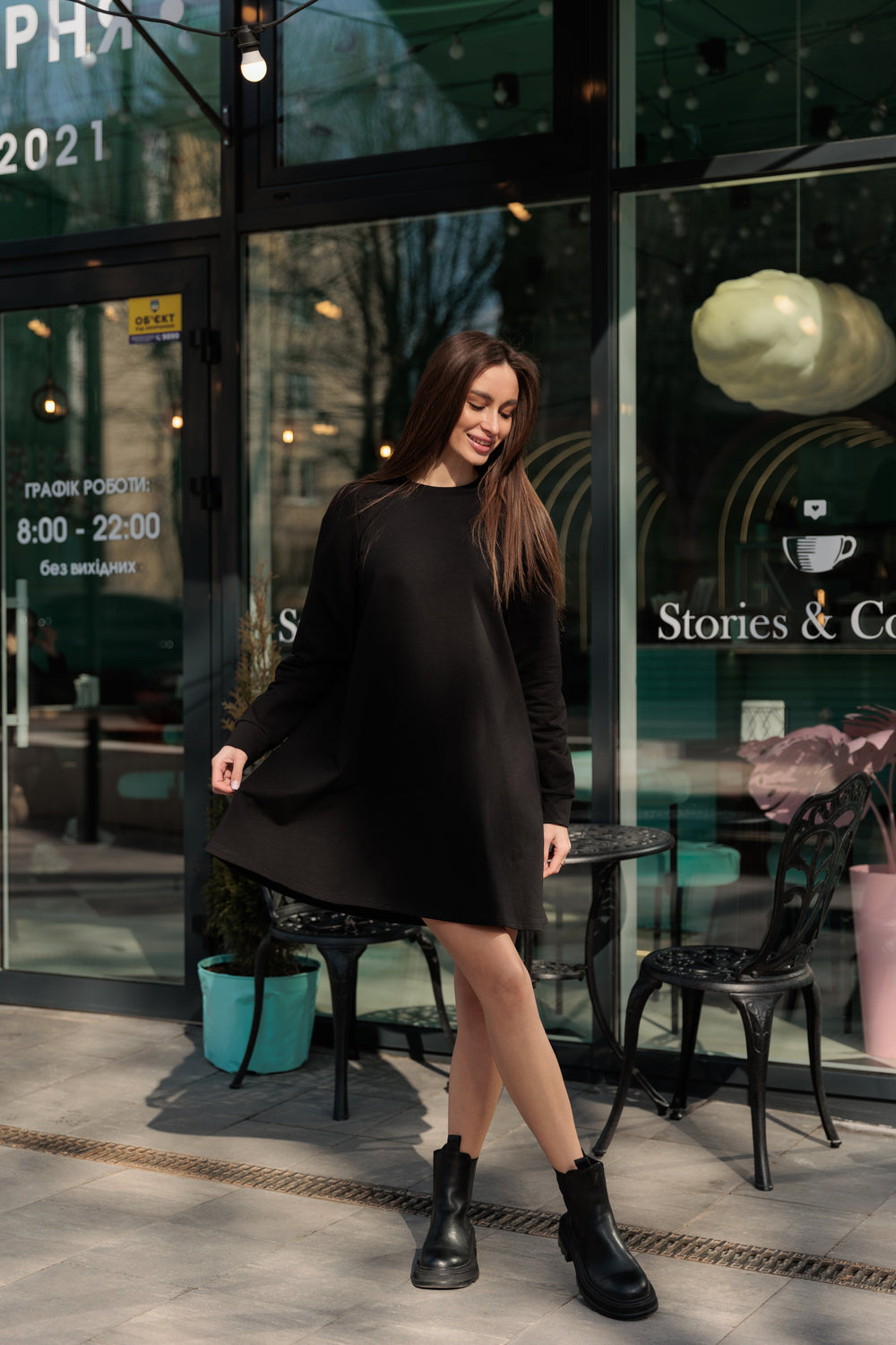 Sofi Black Mini Dress
