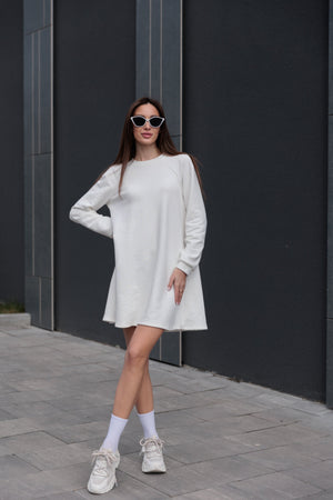Sofi Milk Mini Dress