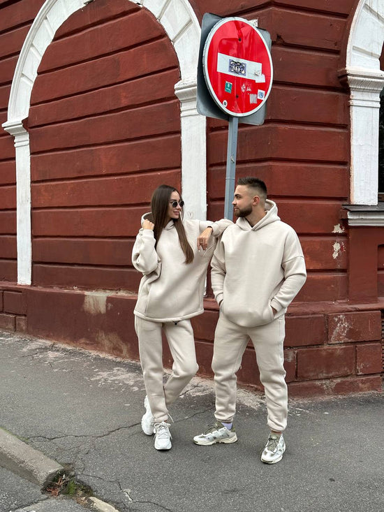 Tracksuit with Oversized Hoodie & Jogger