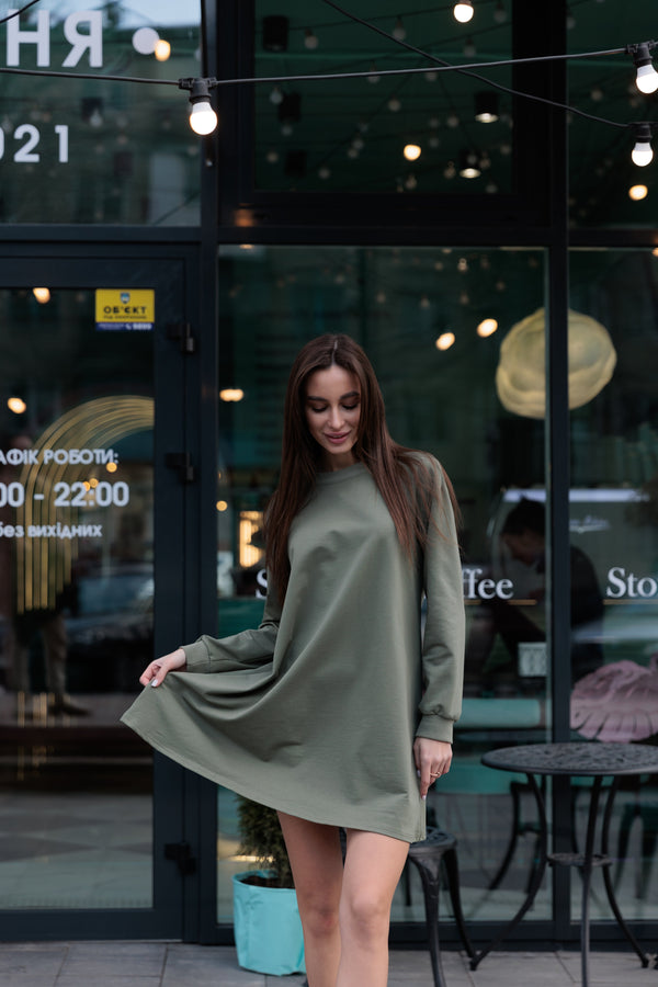 Sofi Olive Mini Dress