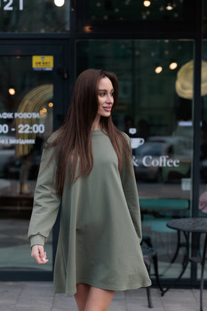 Sofi Olive Mini Dress