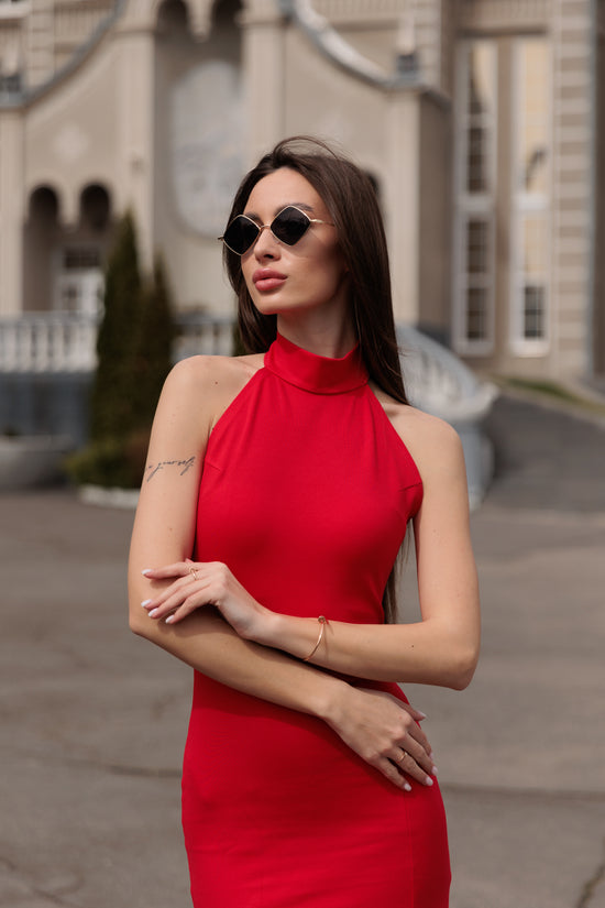 VIVIEN Midi Dress with Slit