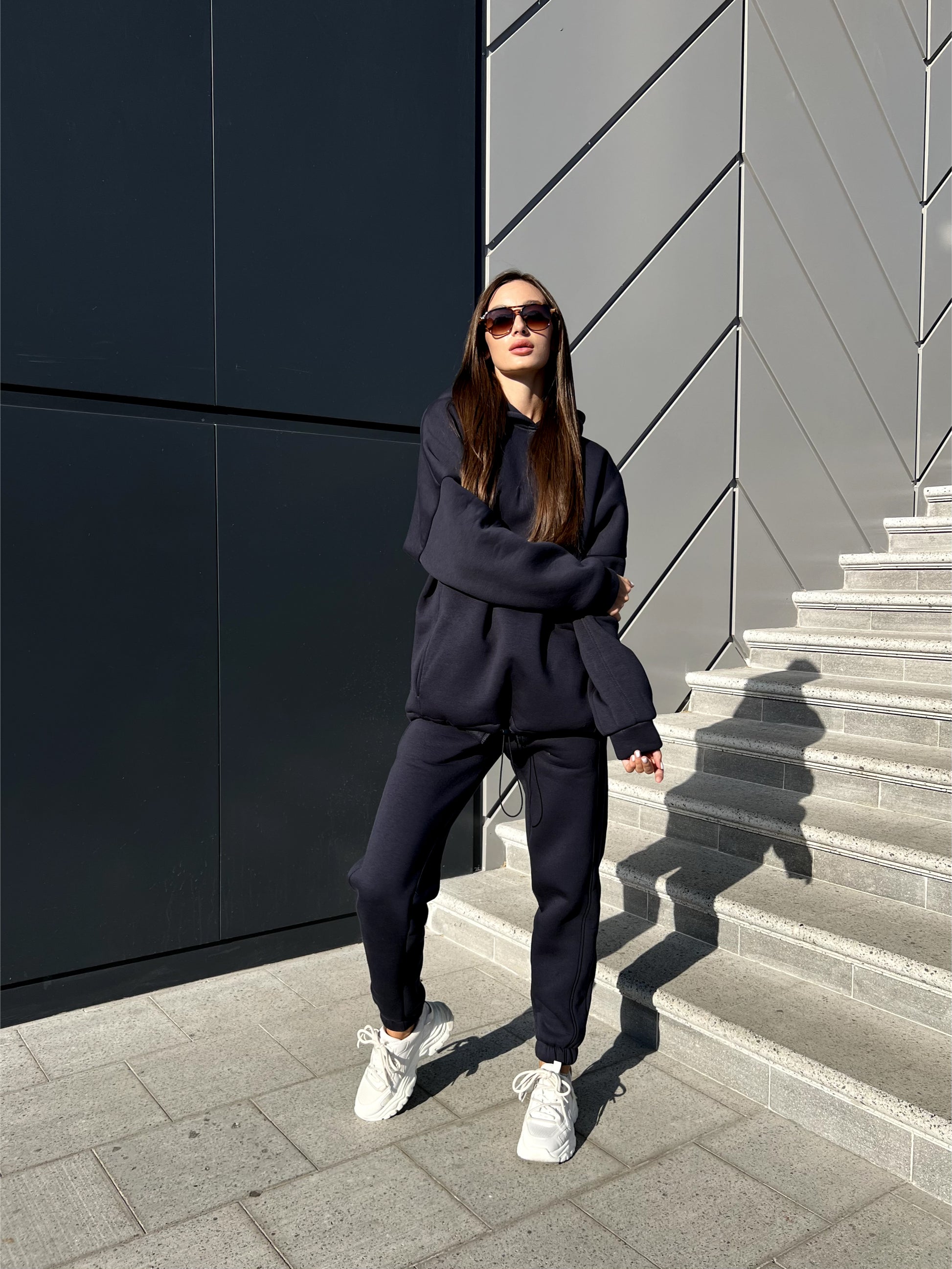 Tracksuit with Oversized Hoodie & Jogger