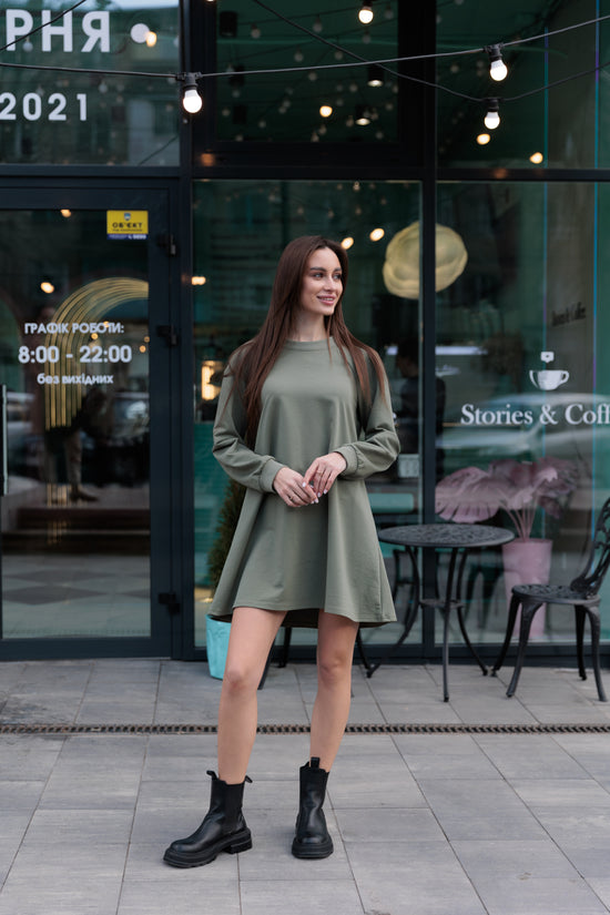 Sofi Mini Dress – Olive