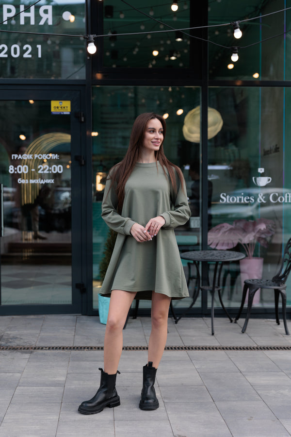 Sofi Mini Dress – Olive