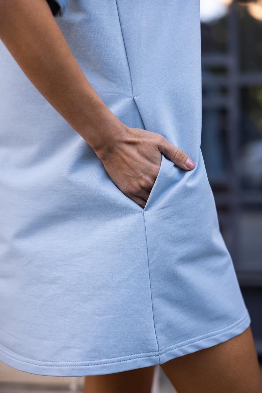 Sky Blue Lea T-Shirt Dress