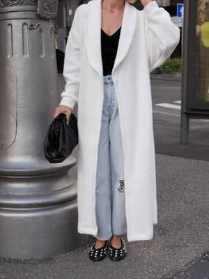 Cream Soft Knit Cardigan